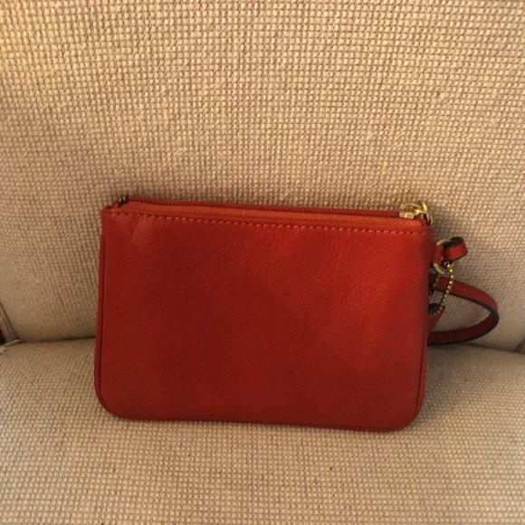 Red Coach Wristlet - Picture 2 of 2